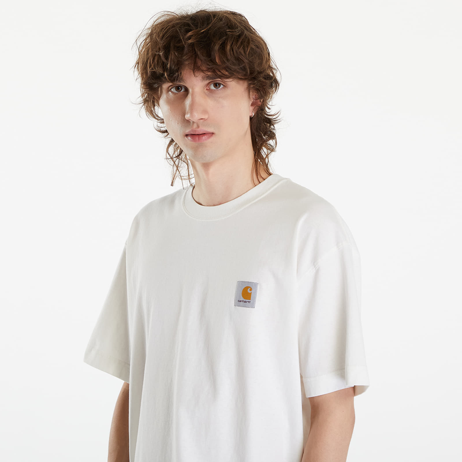 Koszulki Carhartt WIP Nelson Short Sleeve T-Shirt UNISEX Wax Garment Dyed