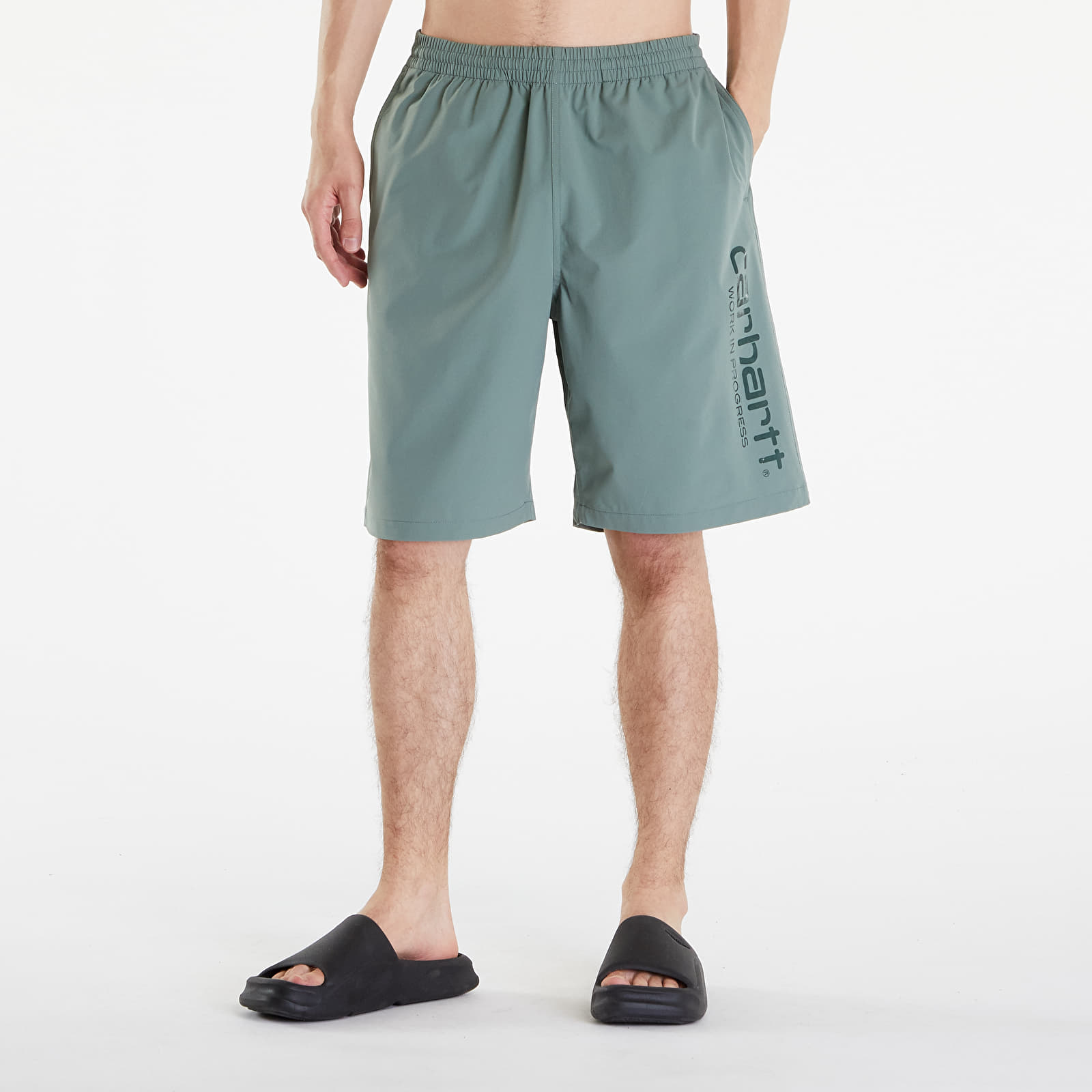 Fürdőruha Carhartt WIP Brame Swim Trunks Park/ Chervil
