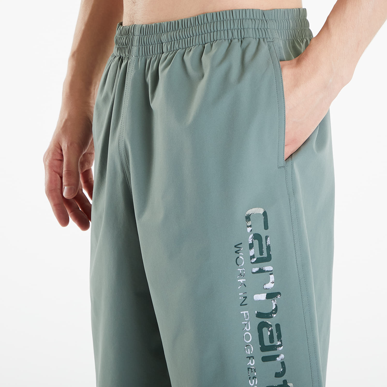 Fürdőruha Carhartt WIP Brame Swim Trunks Park/ Chervil
