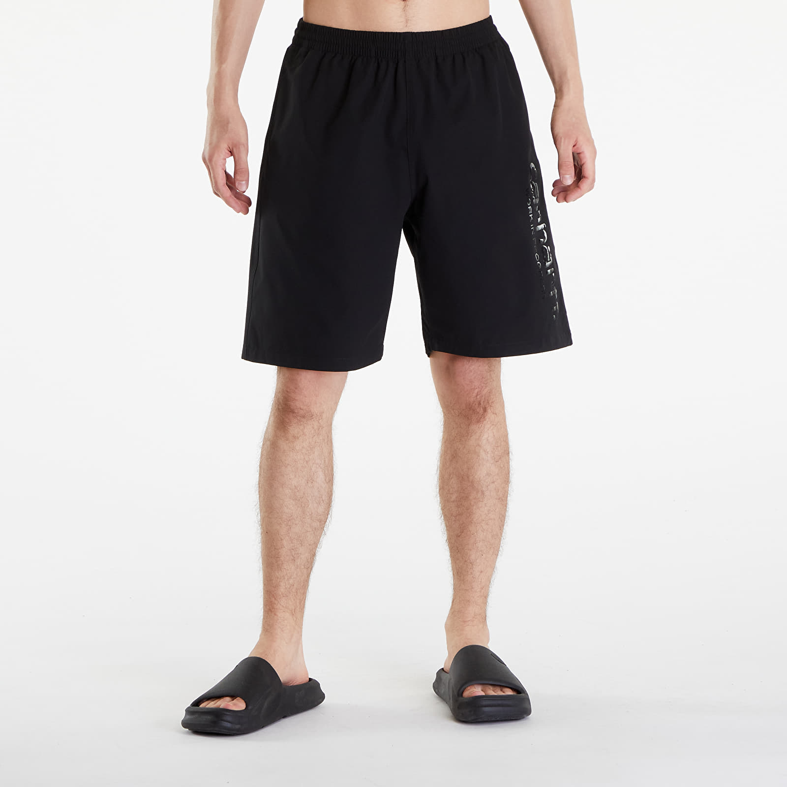 Fürdőruha Carhartt WIP Brame Swim Trunks Black/ Black
