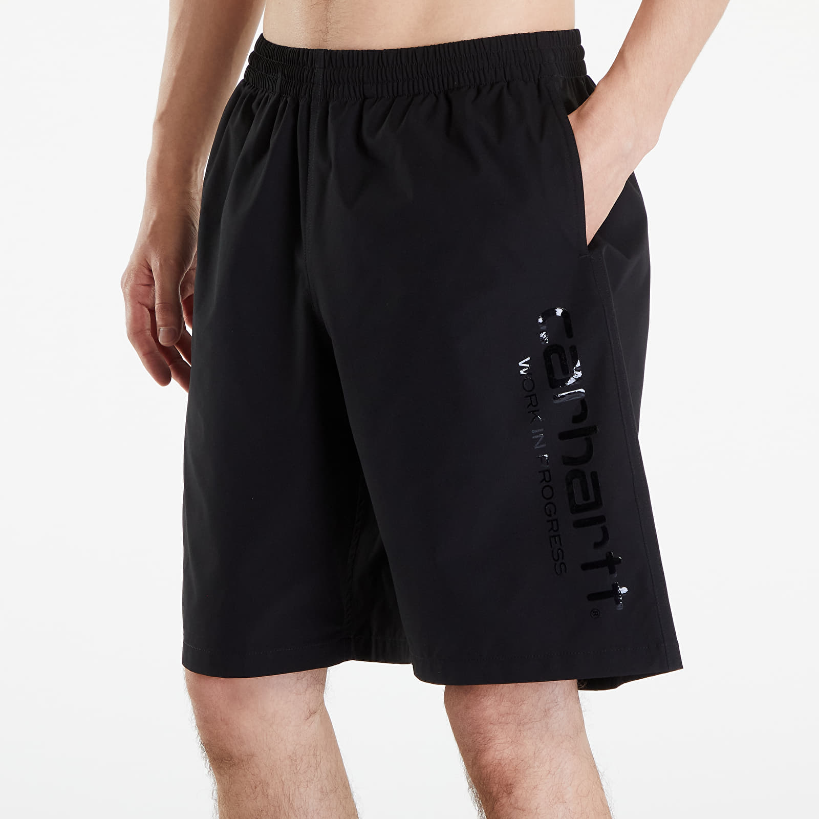 Fürdőruha Carhartt WIP Brame Swim Trunks Black/ Black