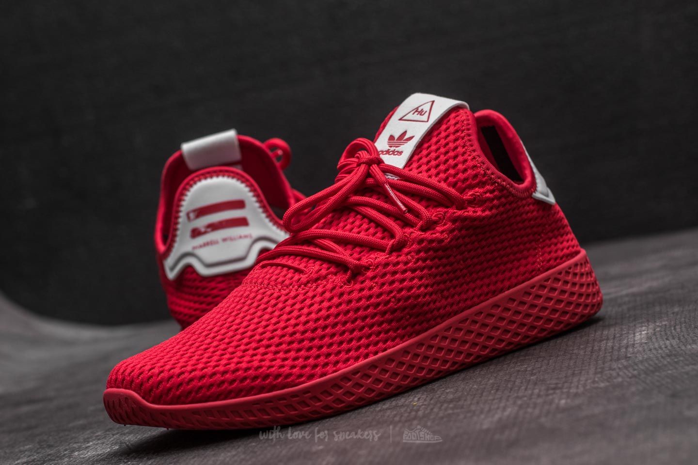 Adidas hu red shoes clearance