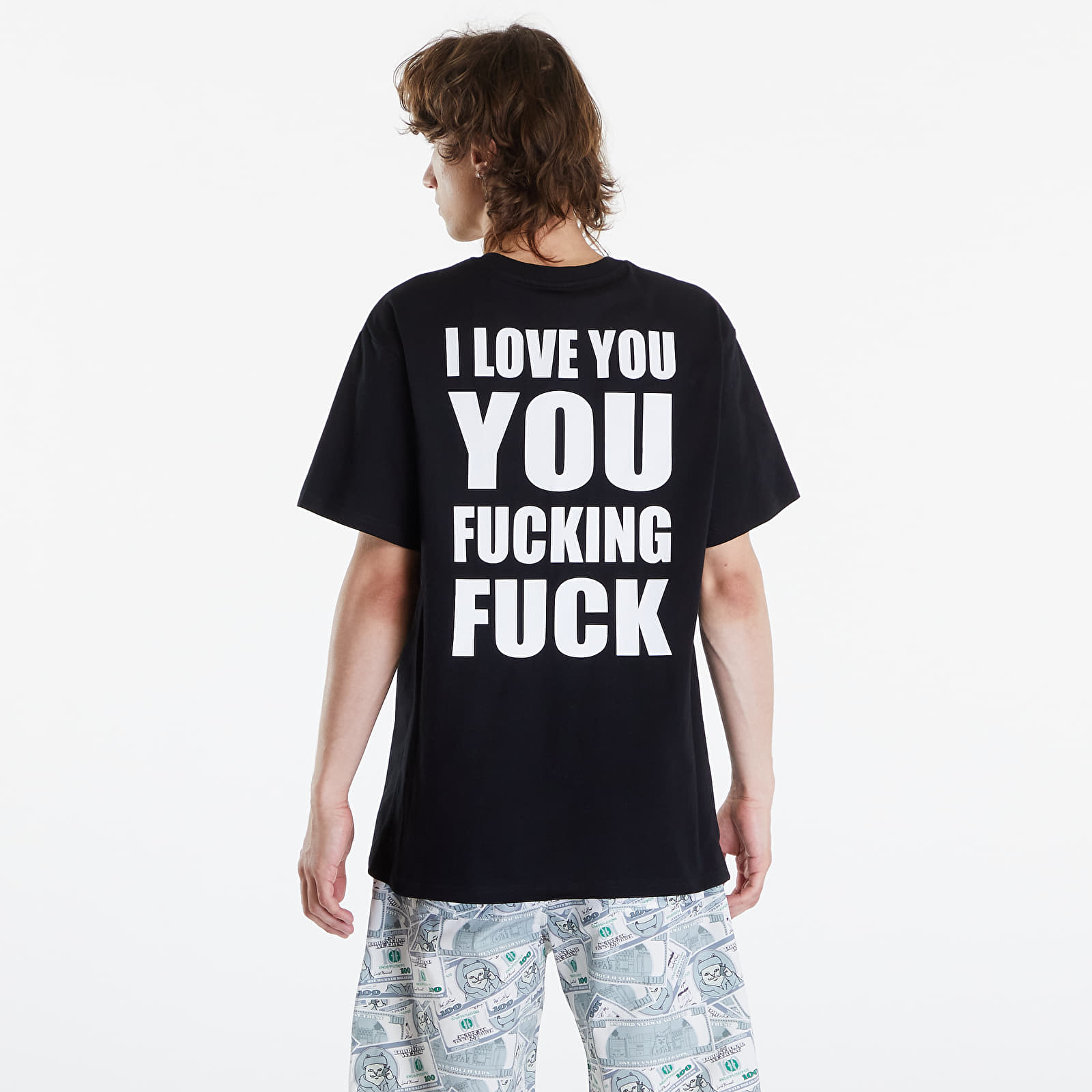 Moške majice  RIPNDIP Ily Fuckin Fuck Tee Black