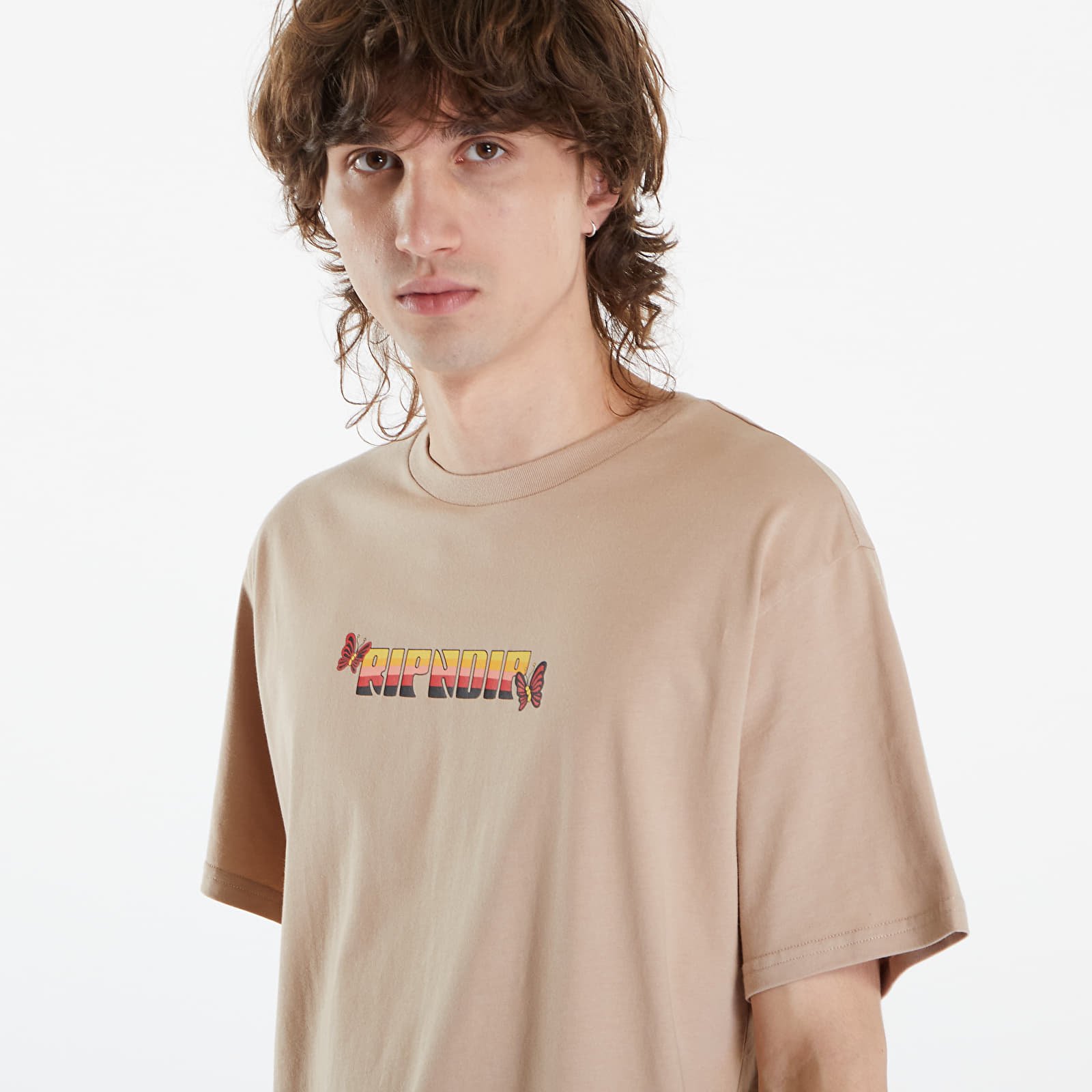 Férfi pólok RIPNDIP You Love Me Tee Almond