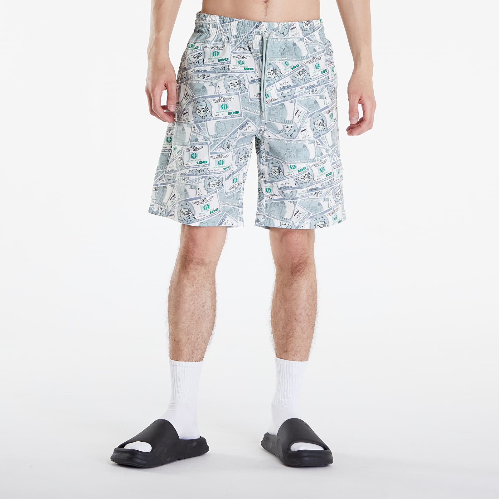 Costumi da bagno uomo RIPNDIP Moneybag Swim Shorts Olive