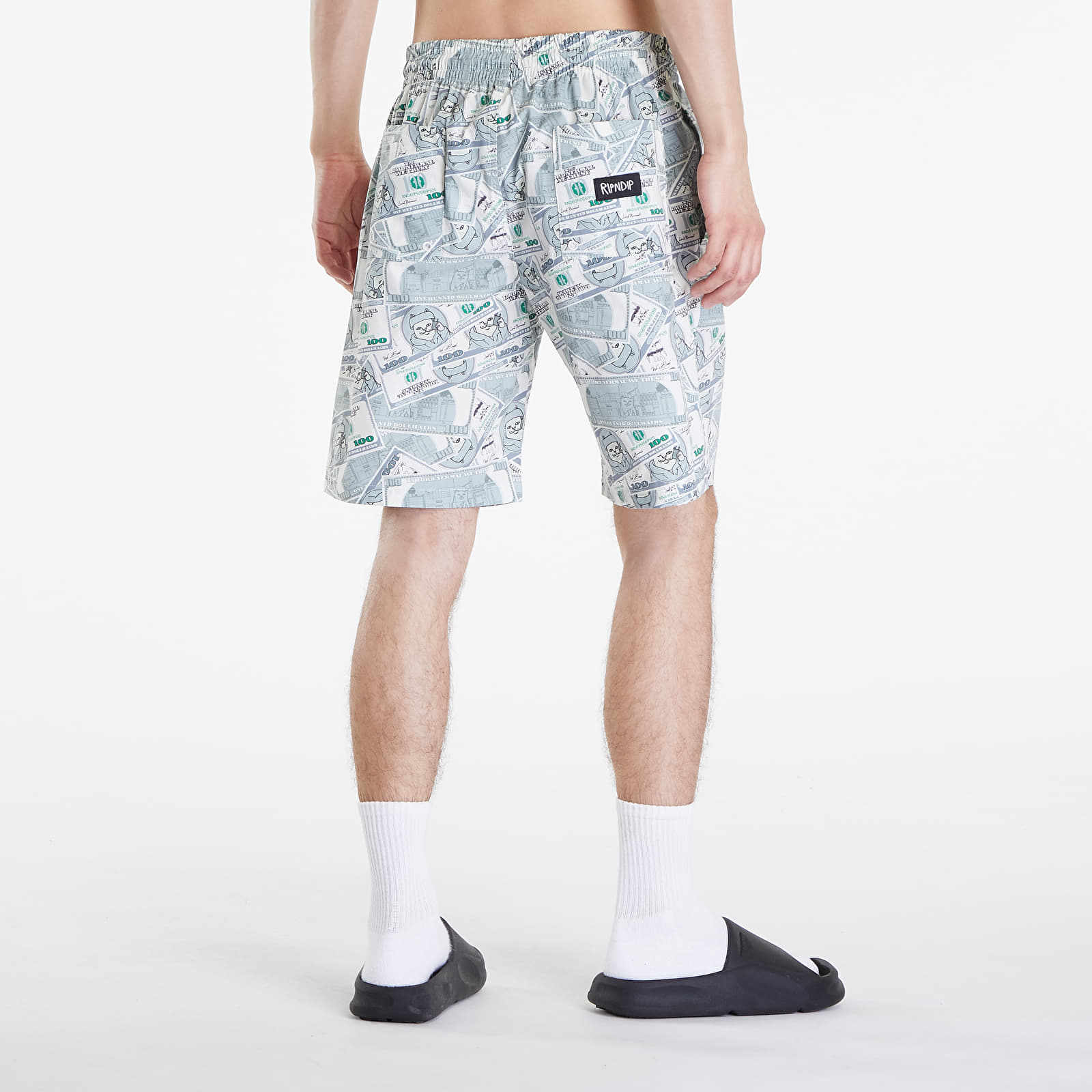 Costumi da bagno uomo RIPNDIP Moneybag Swim Shorts Olive