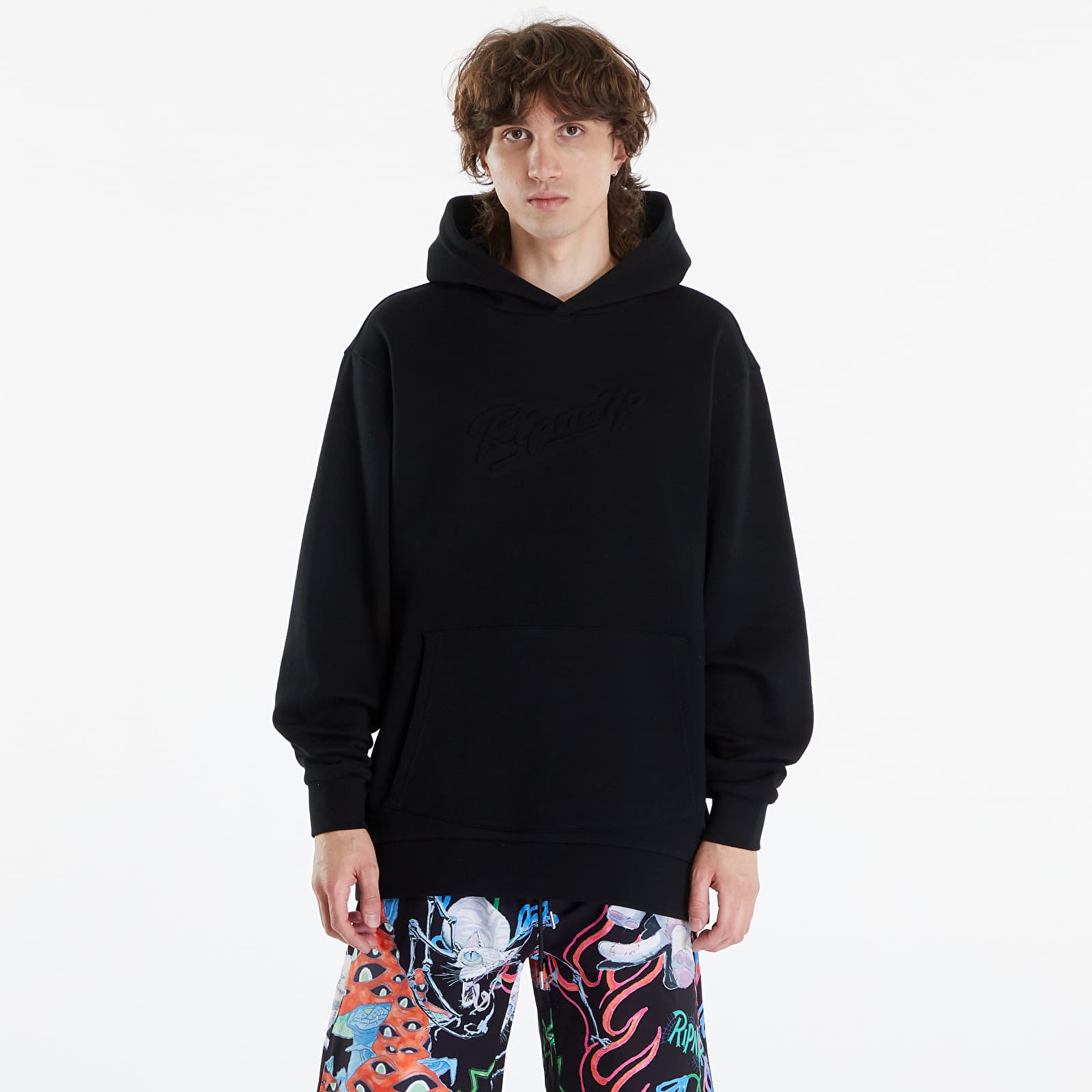Férfi kapucnis pulcsik RIPNDIP Autograph Hoodie Black