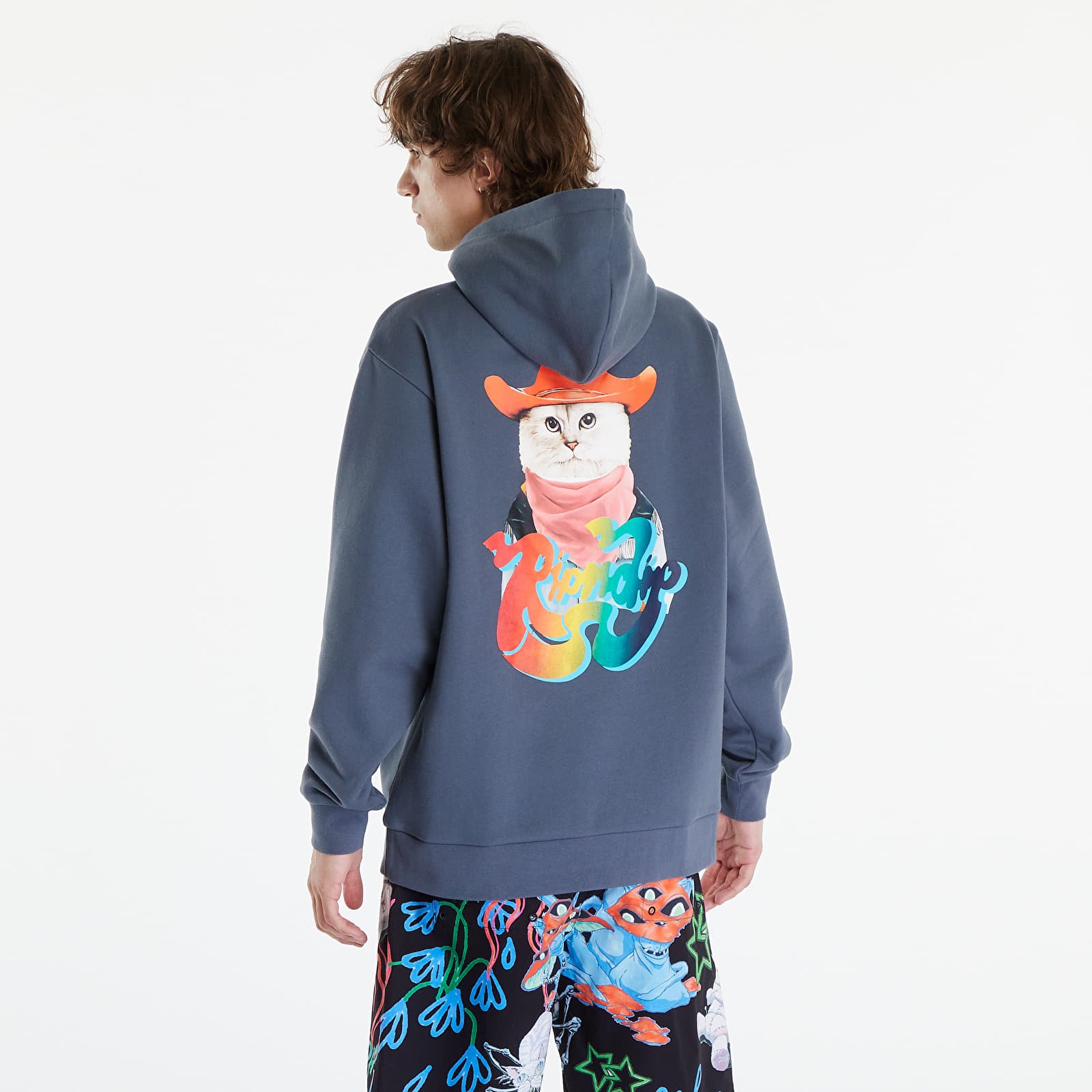 Pánske mikiny RIPNDIP Yee Haw Hoodie Storm Blue