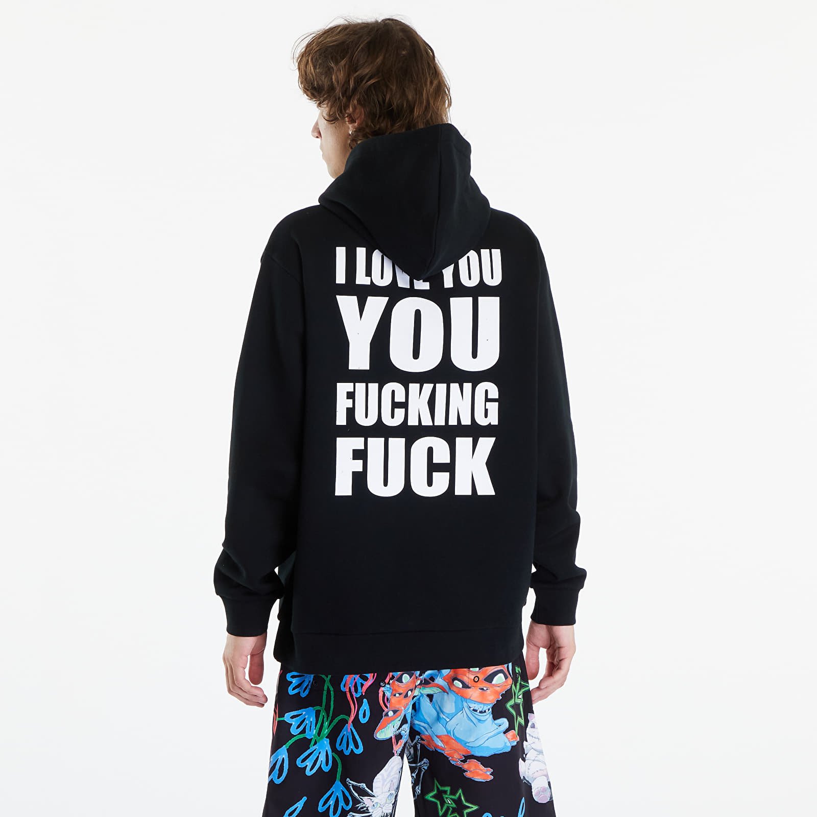 Pánske mikiny RIPNDIP Ily Fuckin Fuck Hoodie Black