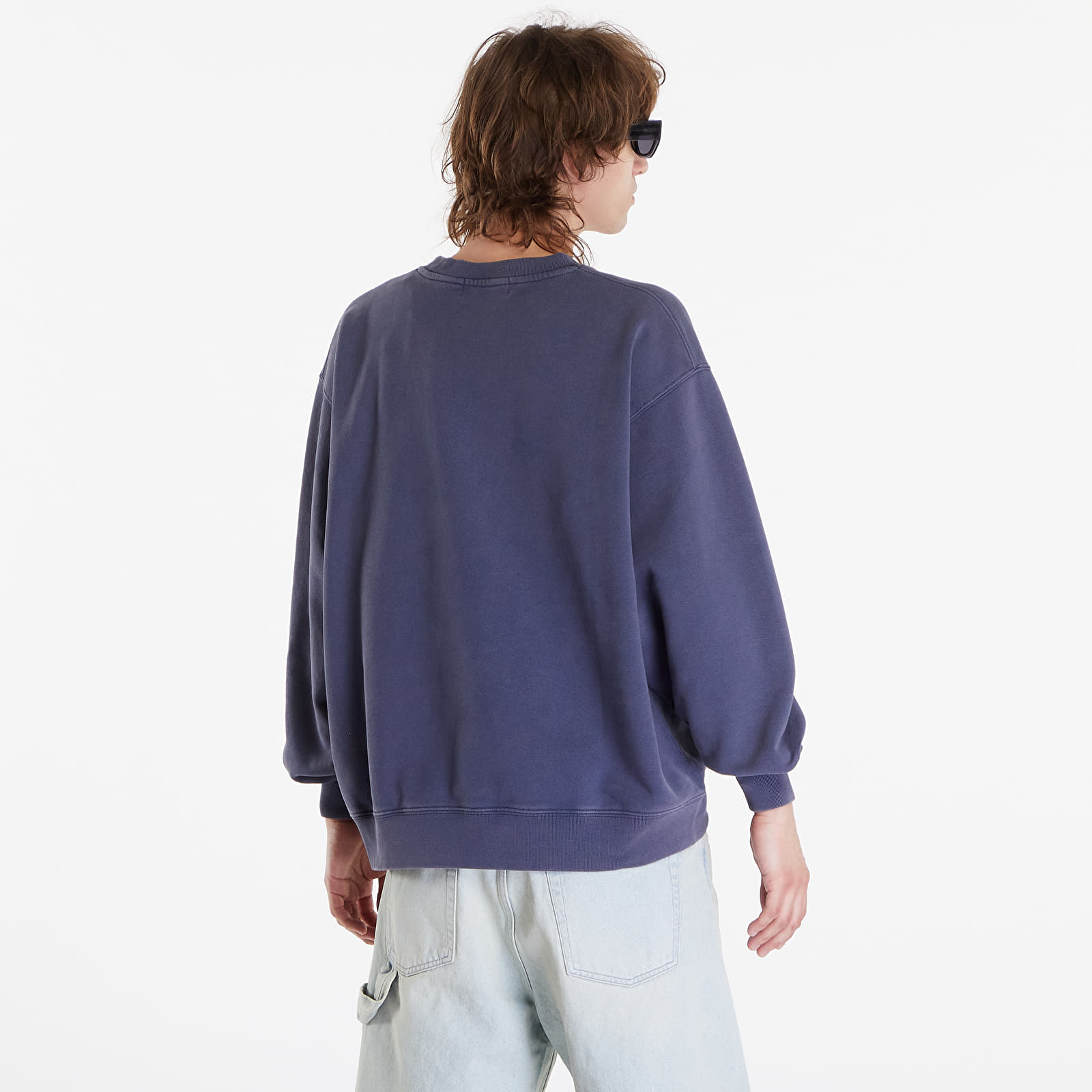 Felpe Ambush Graphic Crewneck Sweatshirt UNISEX Insignia Blue/ Blanc De Blanc