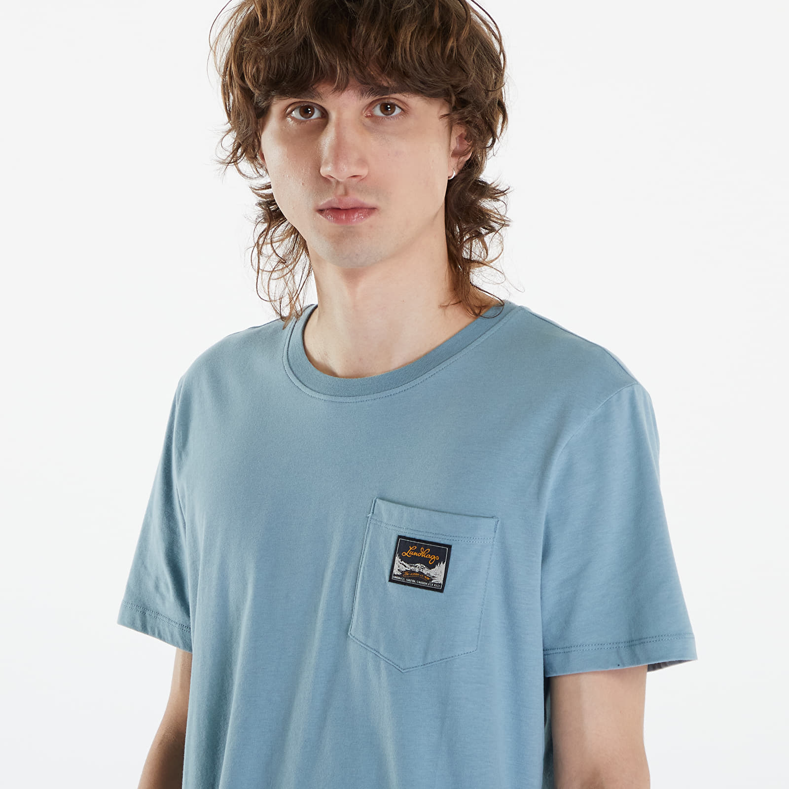 Pánská trička Lundhags Knak Tee Faded Denim