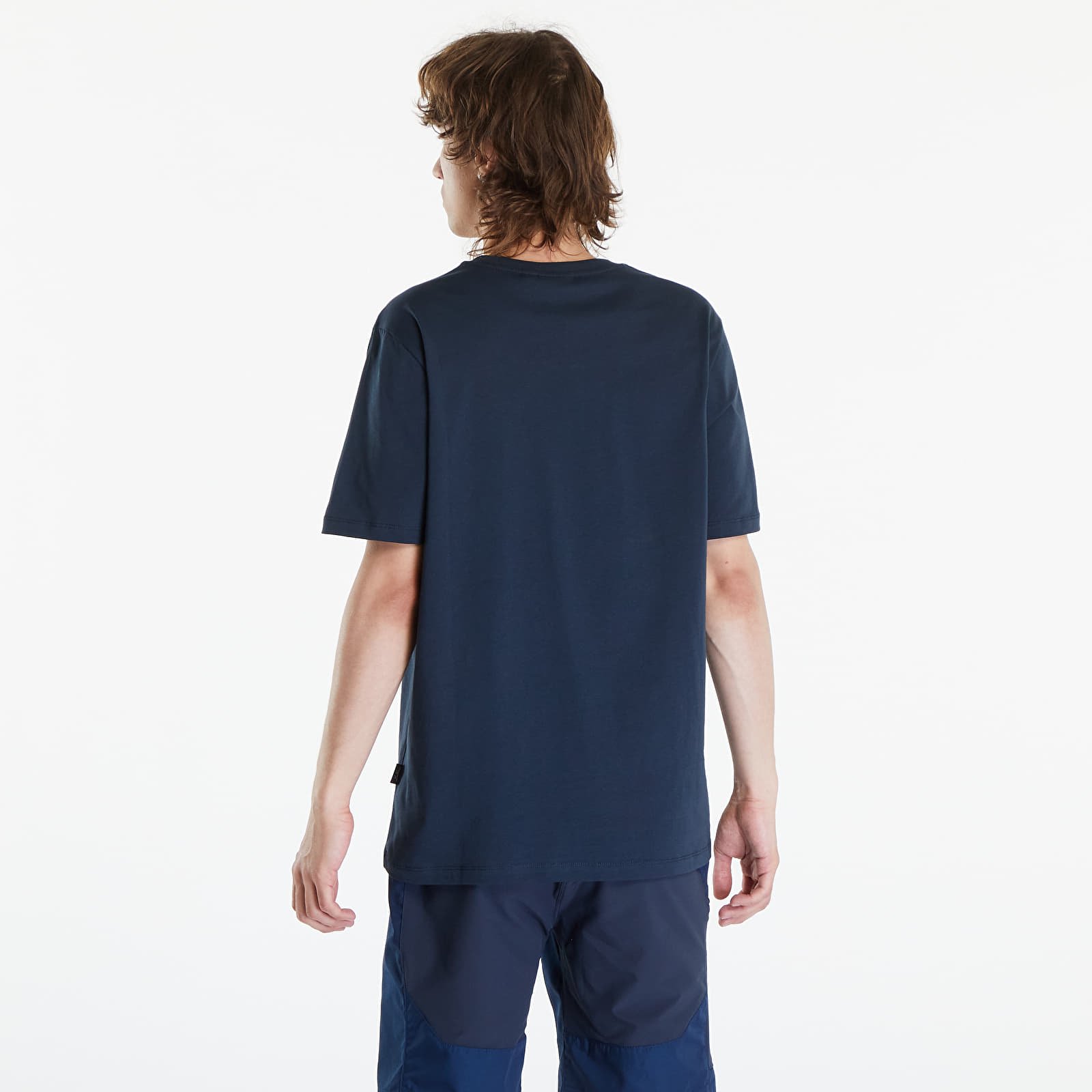 Men's T-shirts Lundhags Järpen Logo T-Shirt M Deep Blue