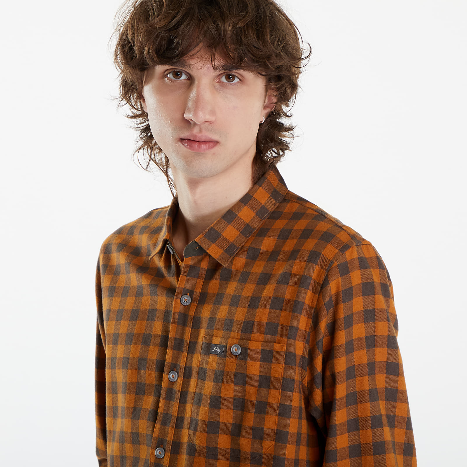Ingek Lundhags Ekren Long Sleeve Shirt Dark Gold