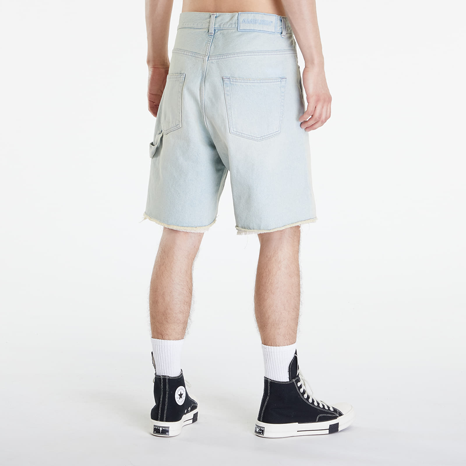 Kraťasy Ambush Rawedge Regular Denim Shorts Light Blue