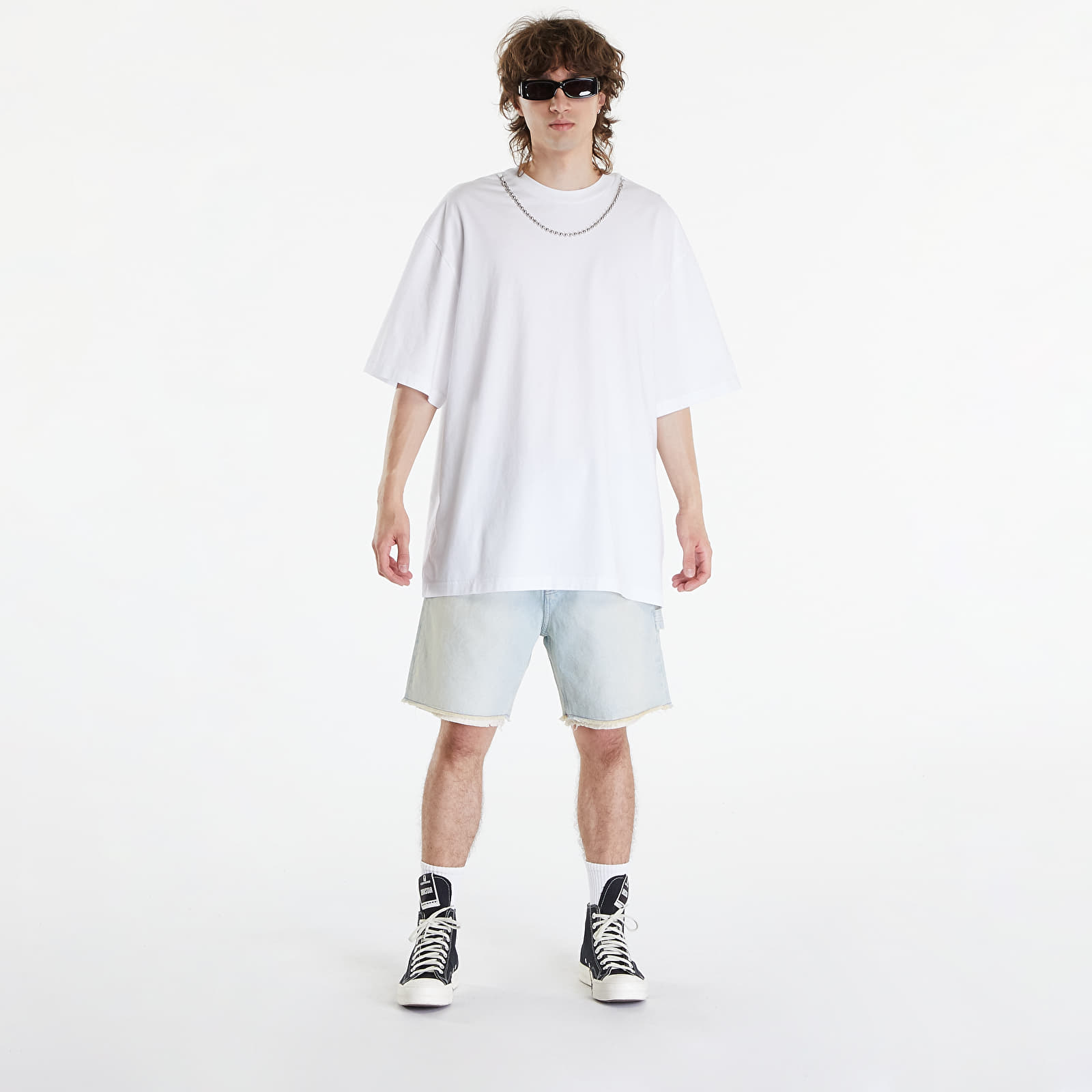 Kraťasy Ambush Rawedge Regular Denim Shorts Light Blue