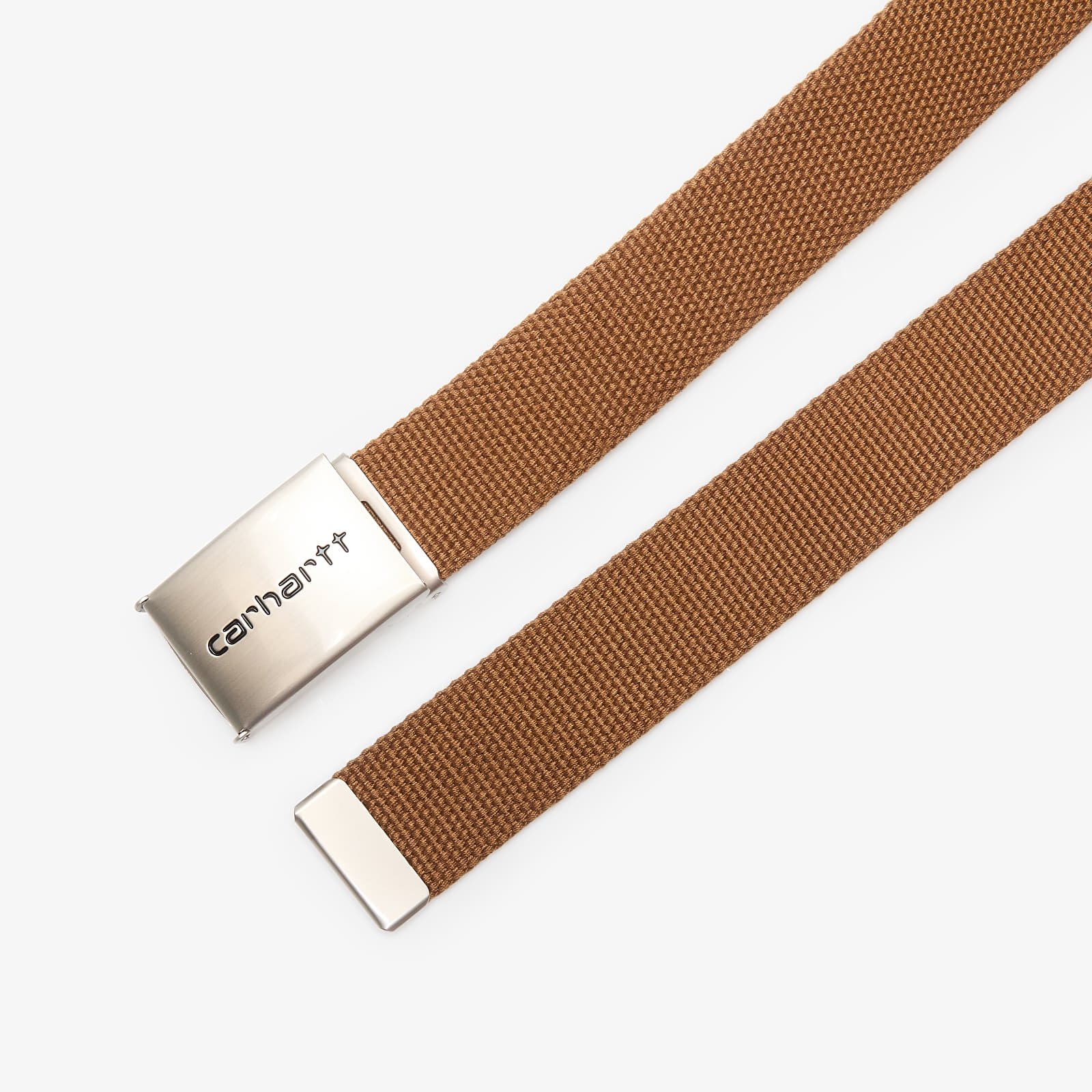 Curele Carhartt WIP Clip Belt Chrome Hamilton Brown