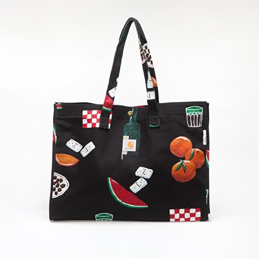 Tasche Carhartt WIP Canvas Graphic Beach Bag Isis Maria Dinner Print/ Black