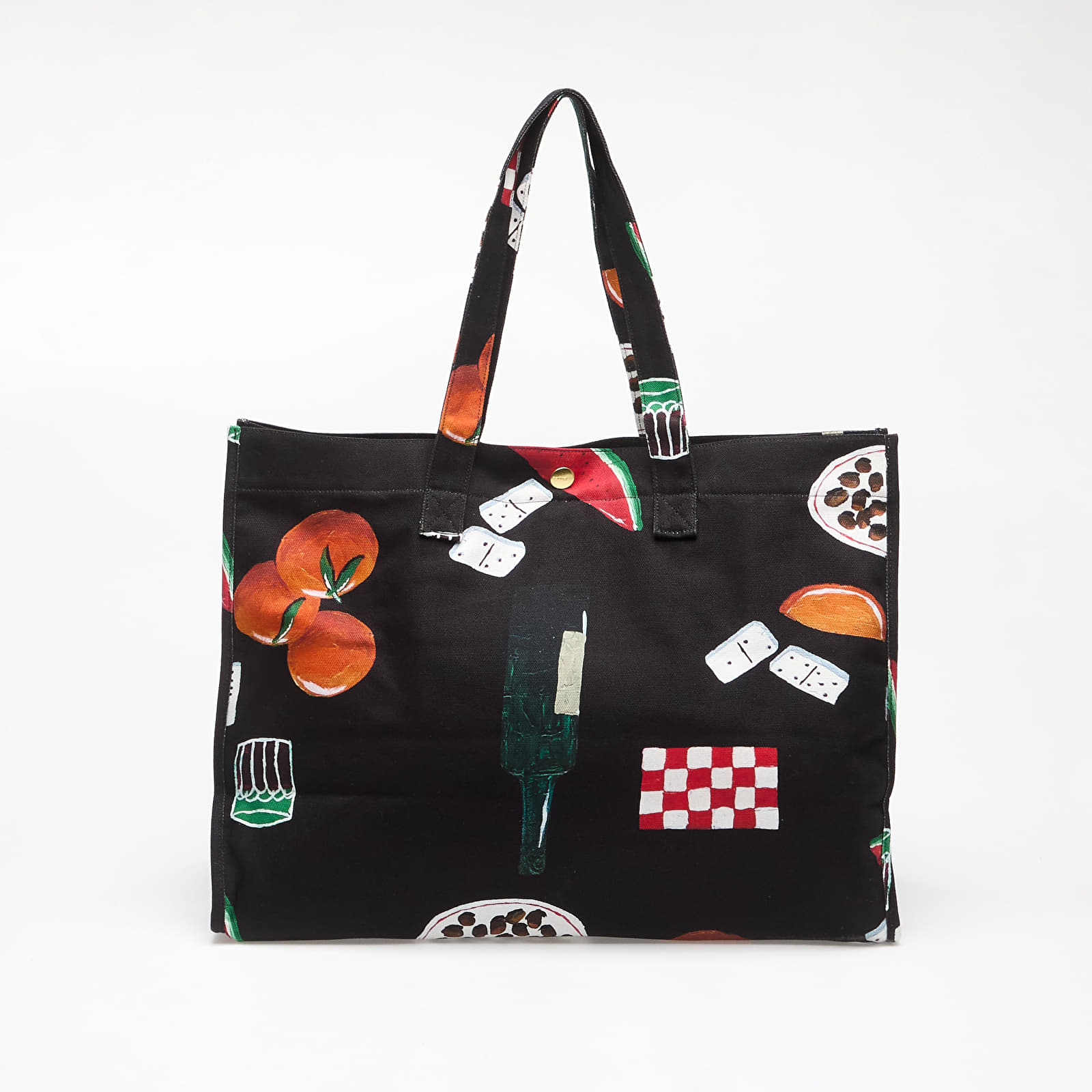 Sacs à bandoulière Carhartt WIP Canvas Graphic Beach Bag Isis Maria Dinner Print/ Black