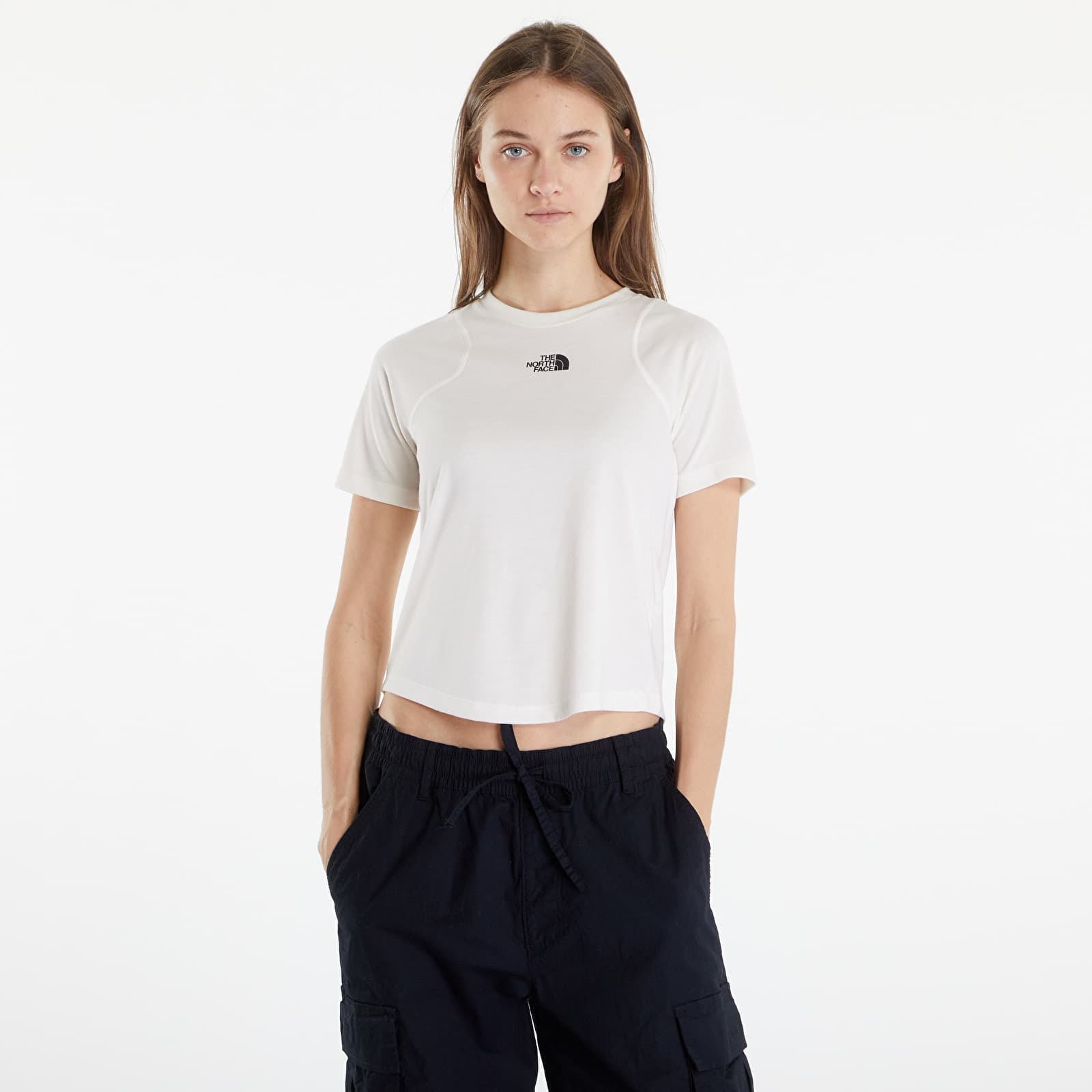 Női pólók  The North Face Foundation Raglan Tee White Dune Light Heather