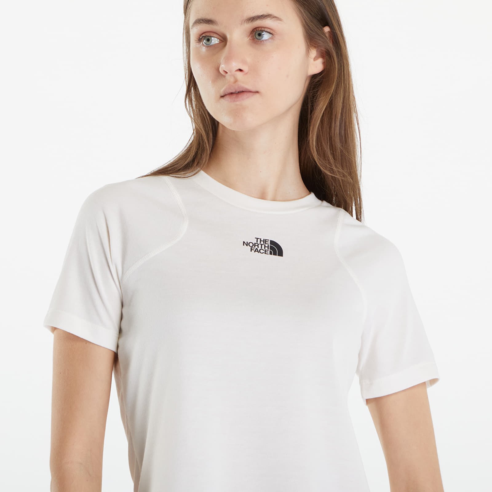 Női pólók  The North Face Foundation Raglan Tee White Dune Light Heather