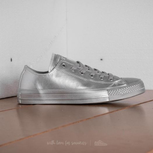 Converse all star ox silver discount