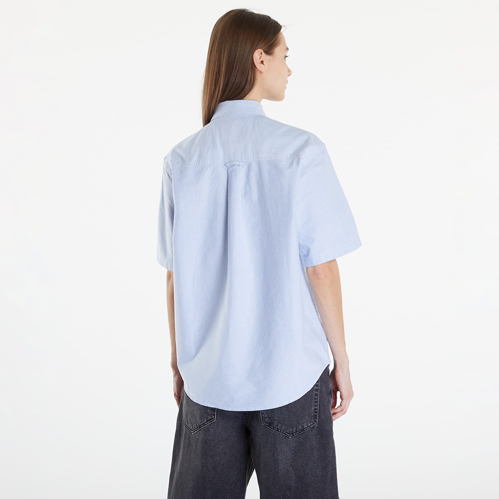 Hemden Carhartt WIP S/S Braxton Shirt UNISEX Bleach/ Wax