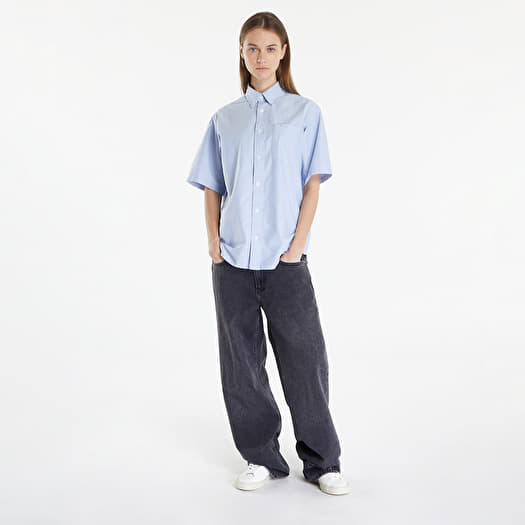 Shirts Carhartt WIP S/S Braxton Shirt UNISEX Bleach/ Wax
