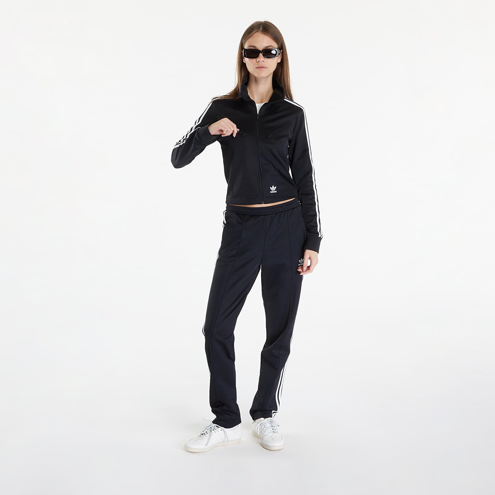 Kapucnis pulóverek és pulcsik adidas Montreal Track Top Black