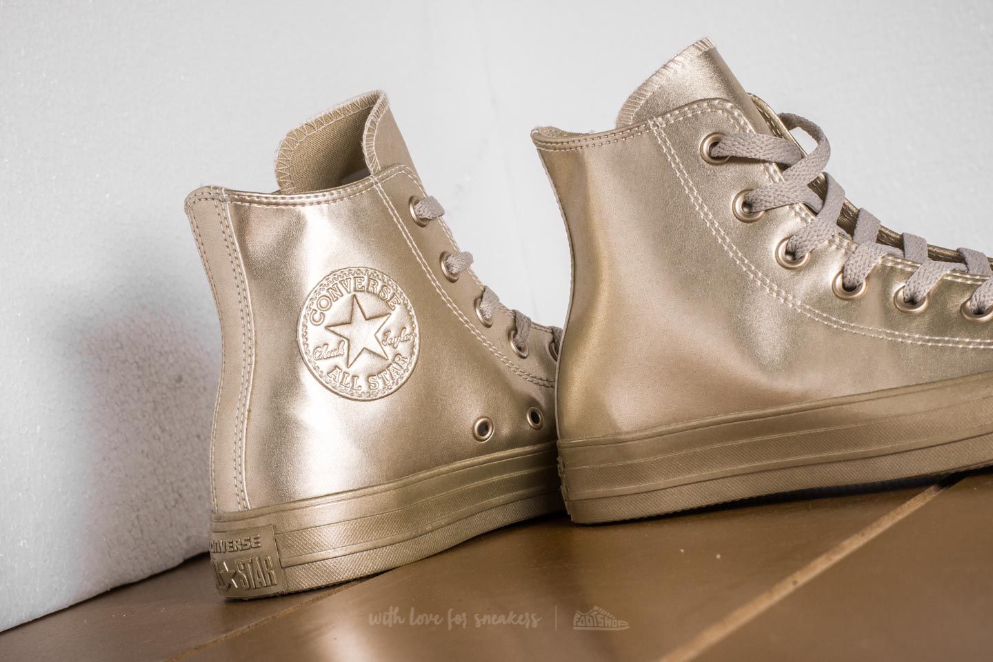 Damesko Converse Chuck Taylor All Star Hi Light Gold/ Light Gold
