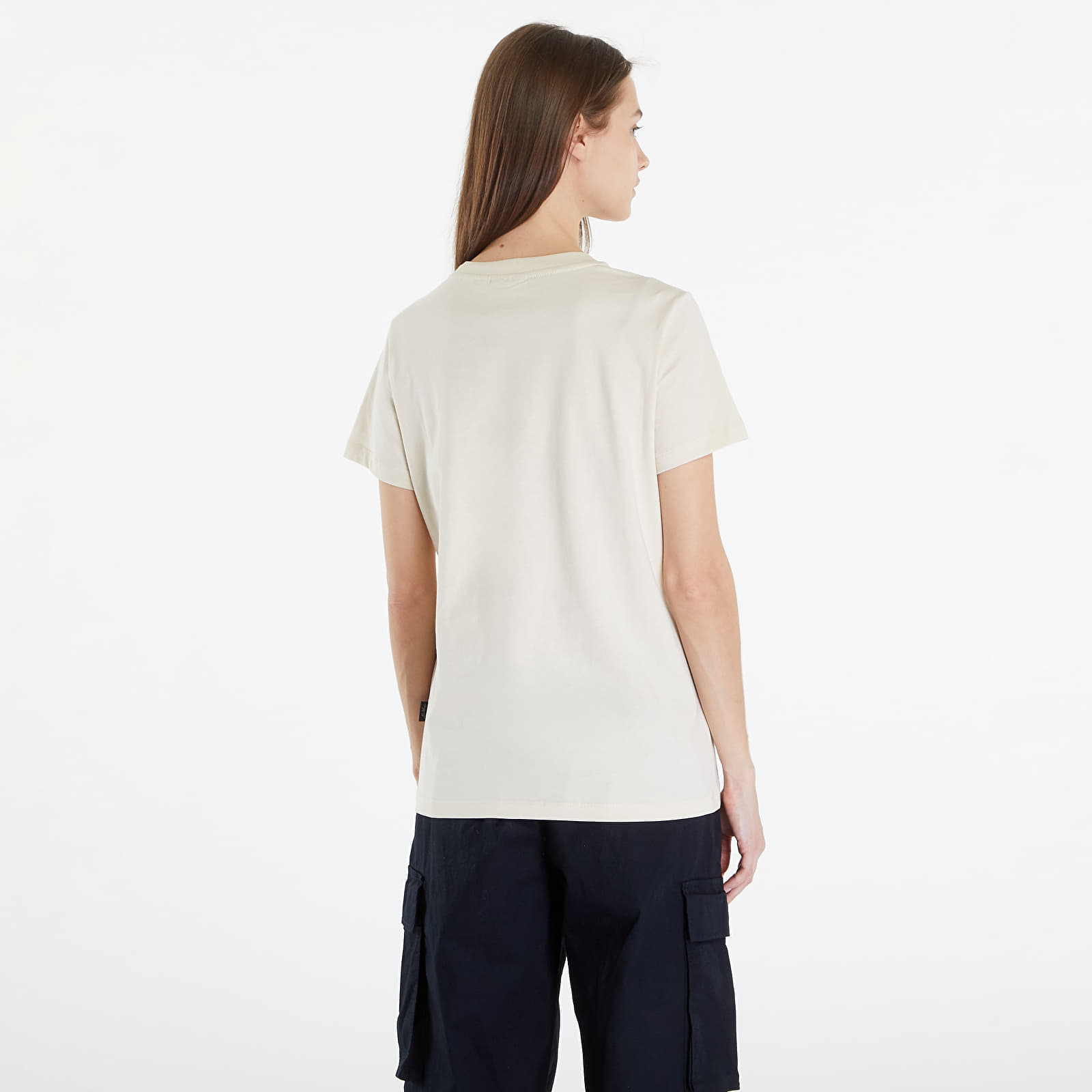 Naisten T-paidat Lundhags Järpen Logo T-Shirt W Chalk White