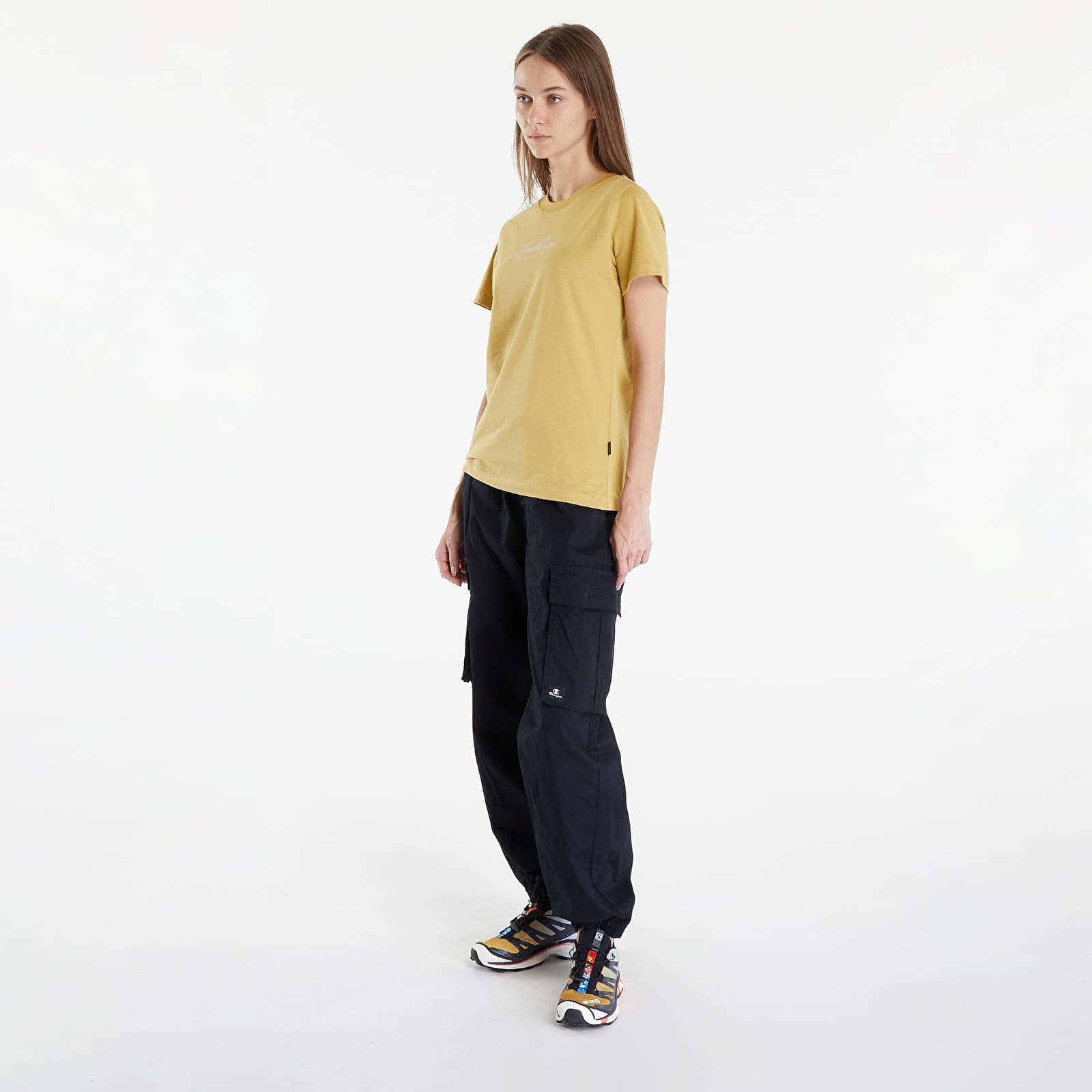 Women's T-shirts Lundhags Järpen Logo T-Shirt W Straw