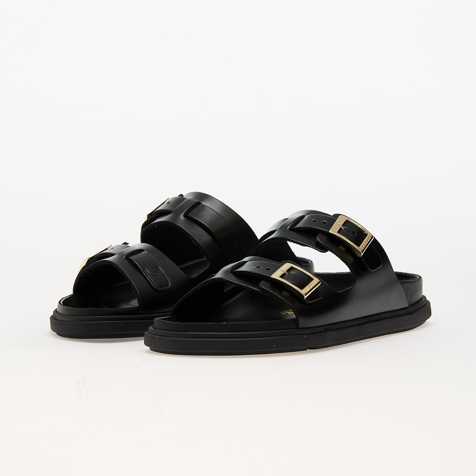 Sneakers Birkenstock St Barths Natural Leather Black UK 7