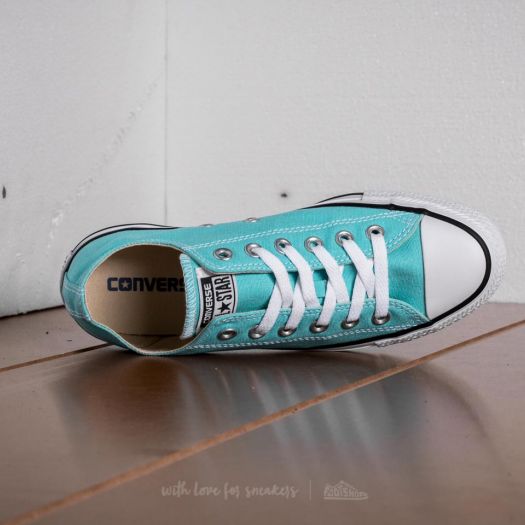 Women's teal aqua blue converse shoes hot sale