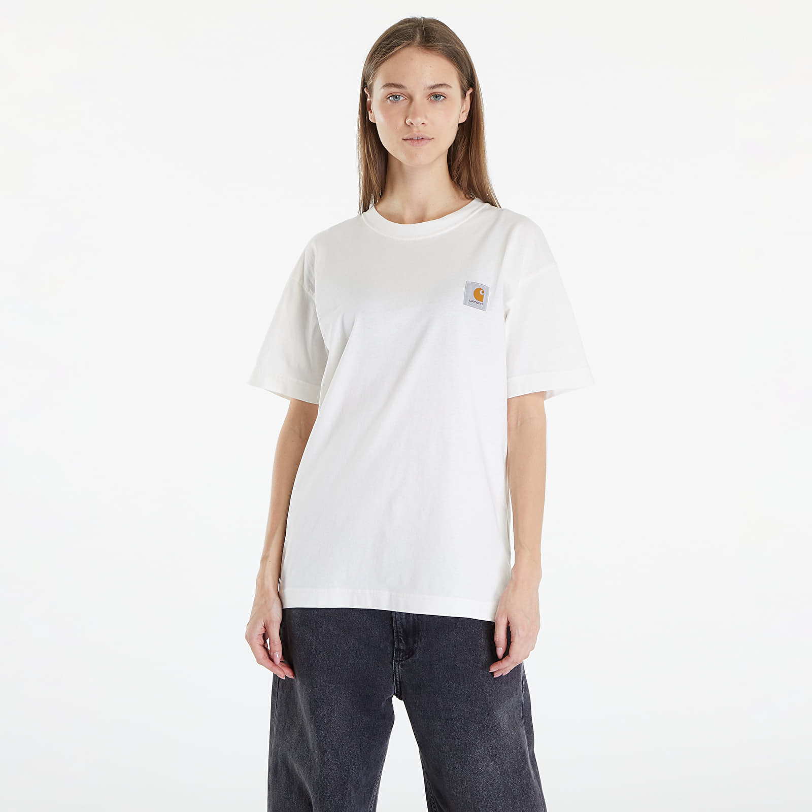 Koszulki Carhartt WIP Nelson Short Sleeve T-Shirt UNISEX Wax Garment Dyed