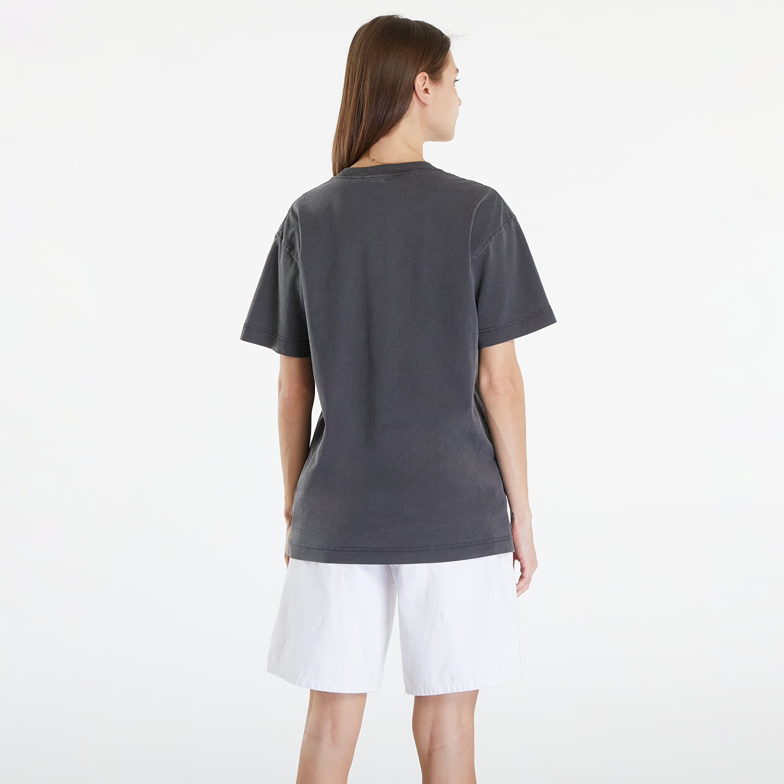 T-shirts  Carhartt WIP Nelson Short Sleeve T-Shirt UNISEX Charcoal Garment Dyed