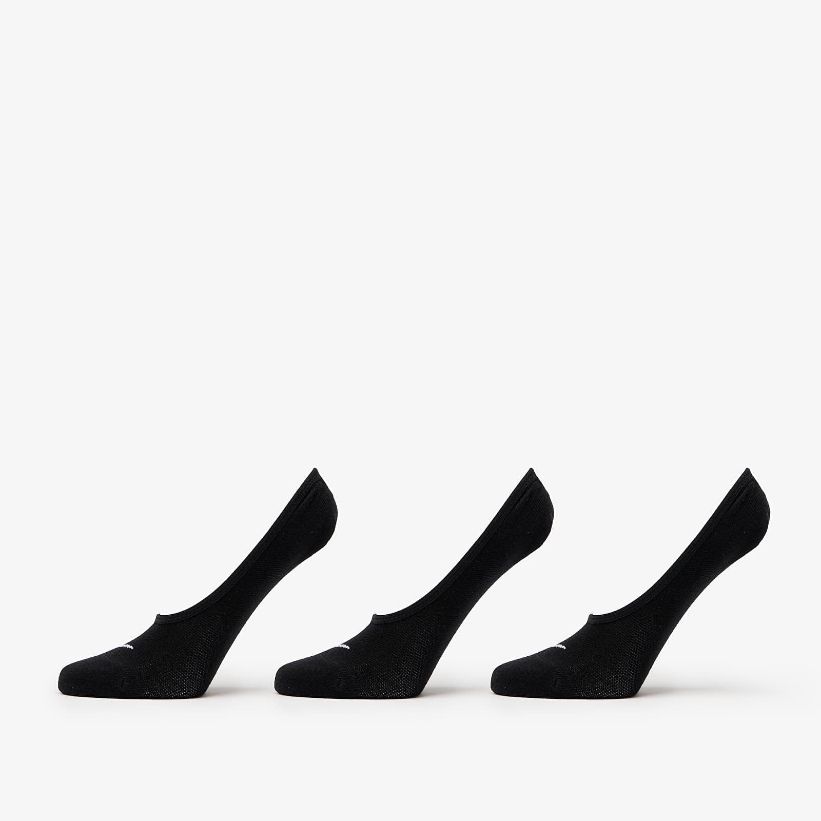 Șosete Nike 3 Pack Lightweight Footie Socks Black 34-38