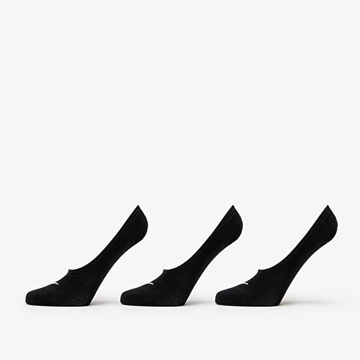 Nike 3 Pack Lightweight Footie Socks Black