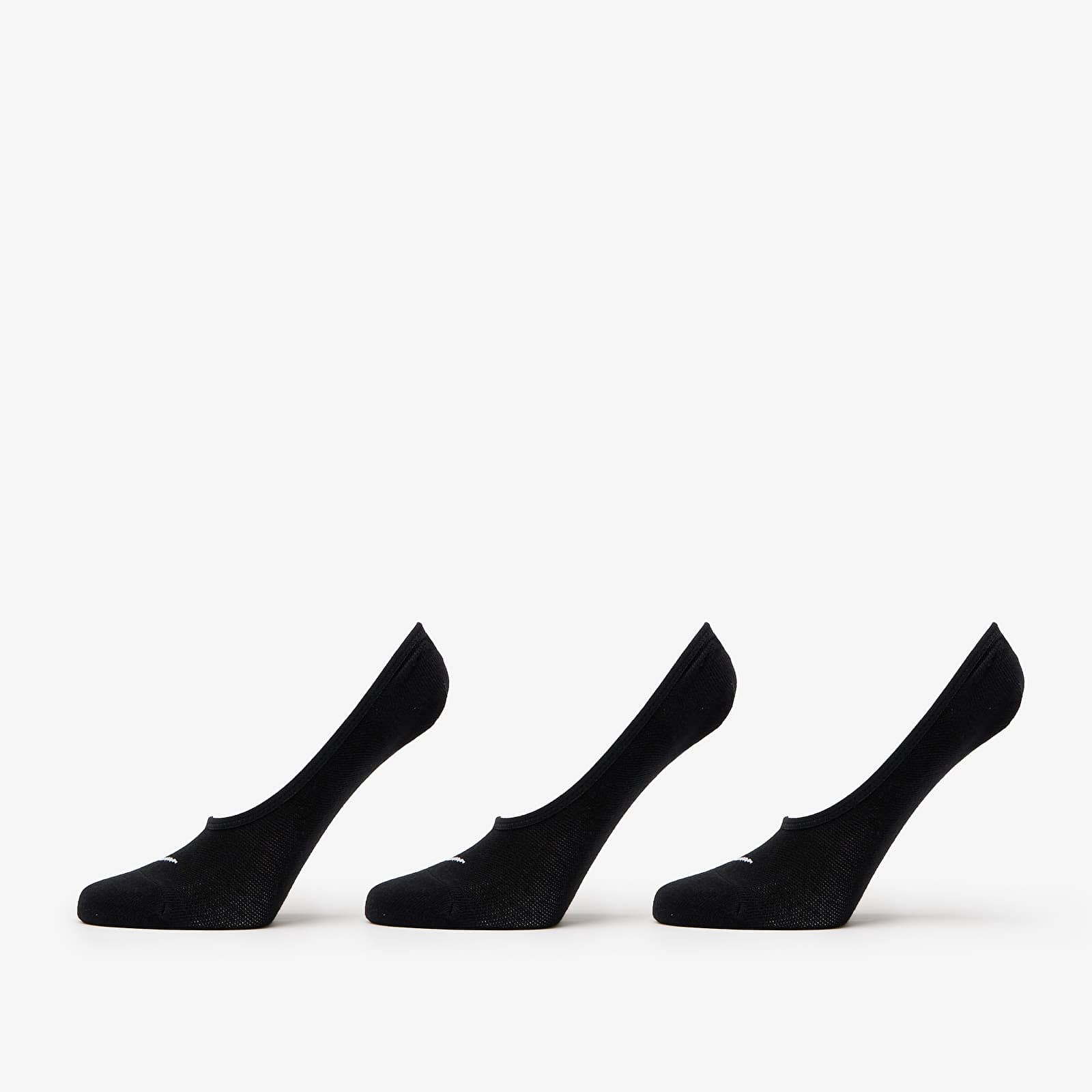 Zoknik Nike 3 Pack Lightweight Footie Socks Black