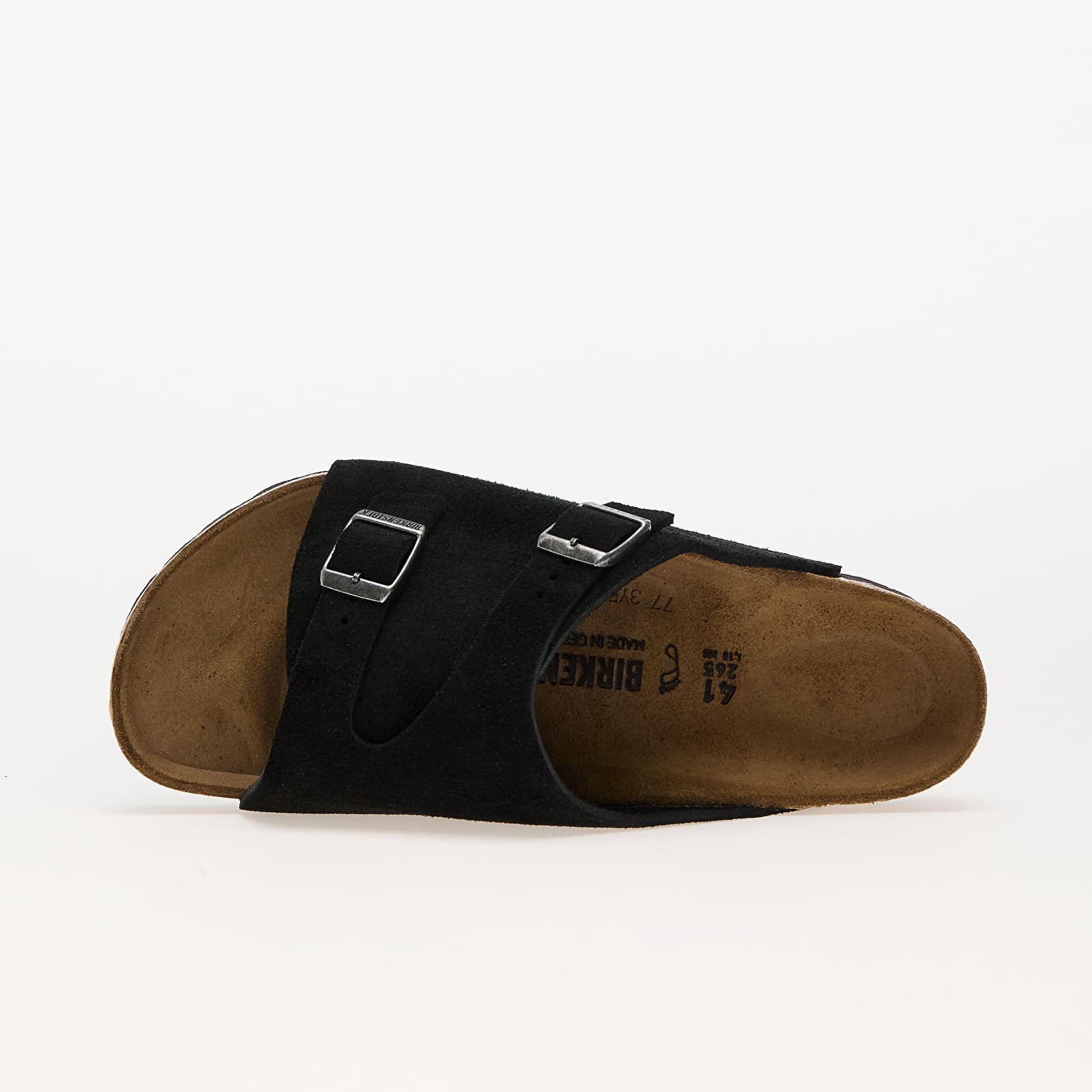 Men's shoes Birkenstock Zürich Suede Leather Black