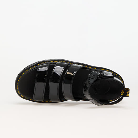 Dr martens clarissa sandals black patent clearance