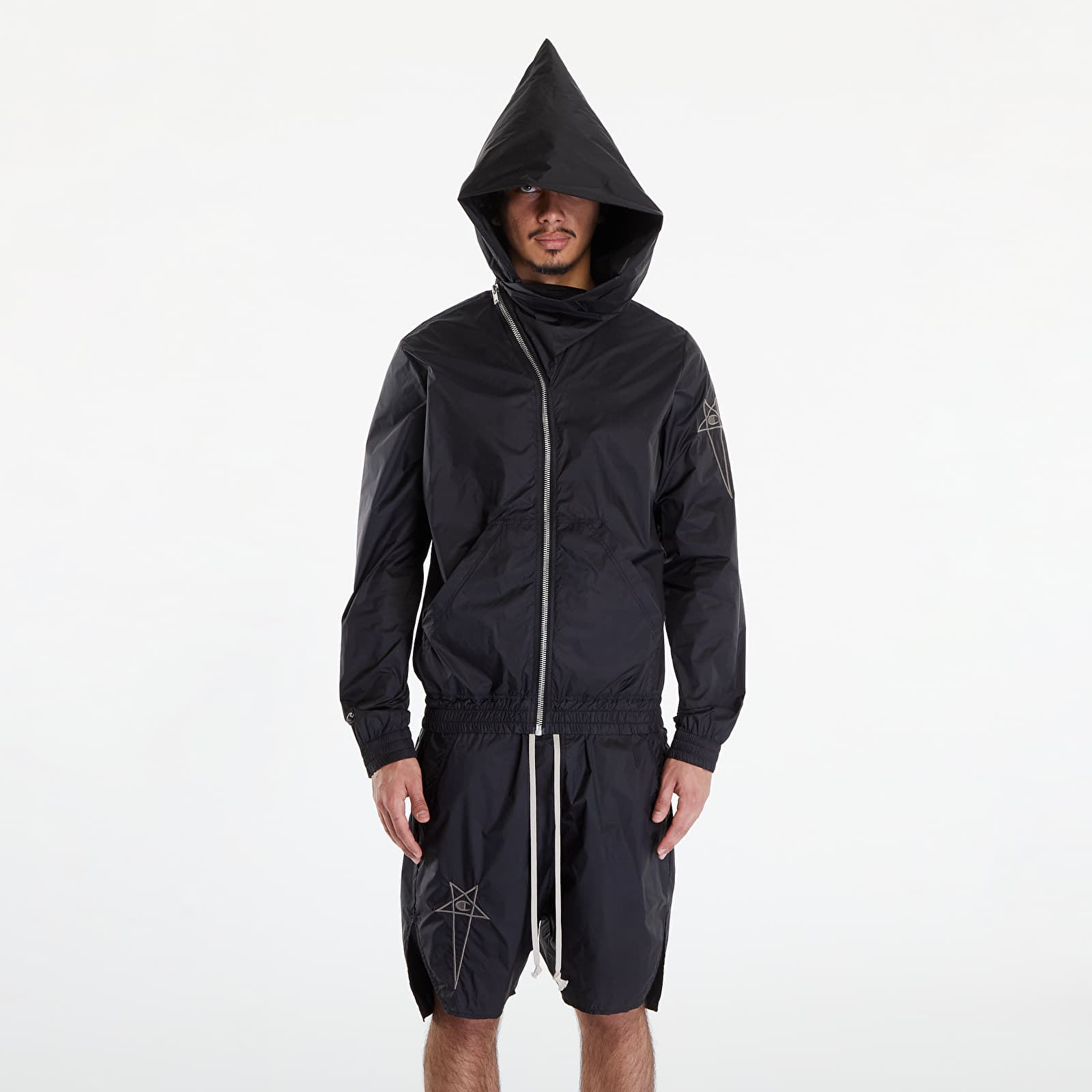 Bundy Rick Owens x Champion Mountain Hooded Jacket Black