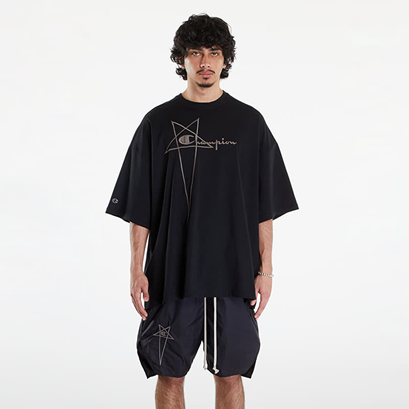 Rick Owens x Champion Tommy T-Shirt Black | Footshop