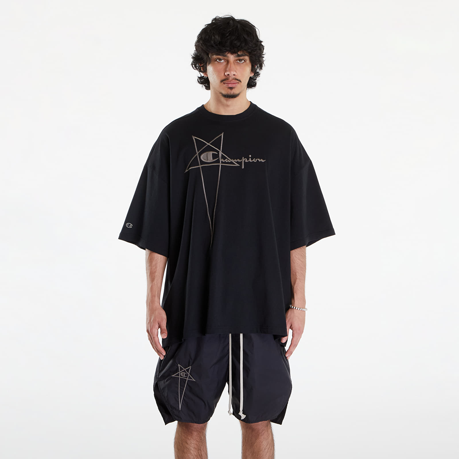 Tricouri  Rick Owens x Champion Tommy T-Shirt Black