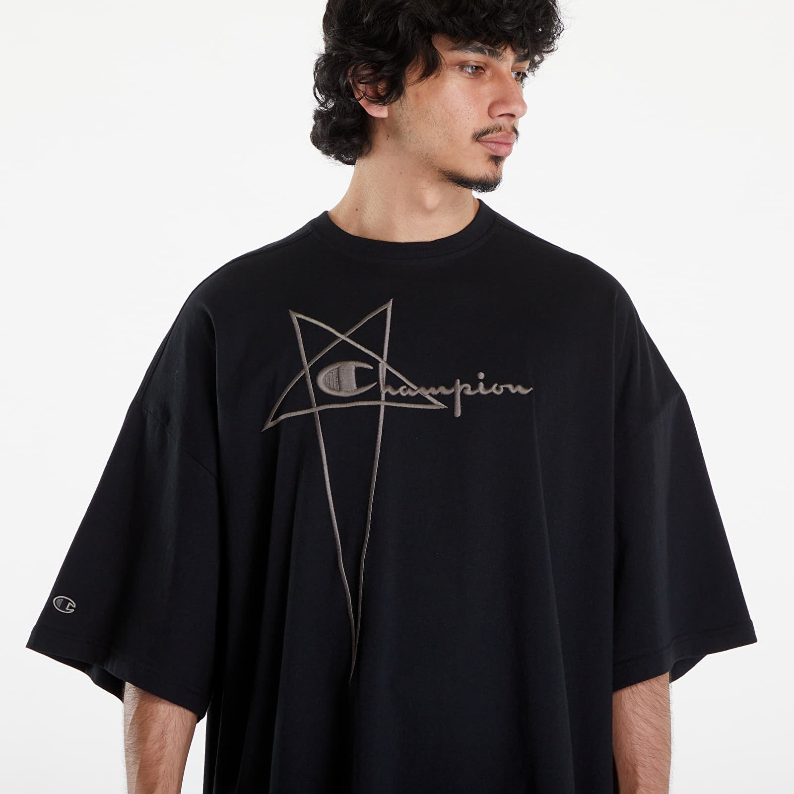 Tricouri  Rick Owens x Champion Tommy T-Shirt Black