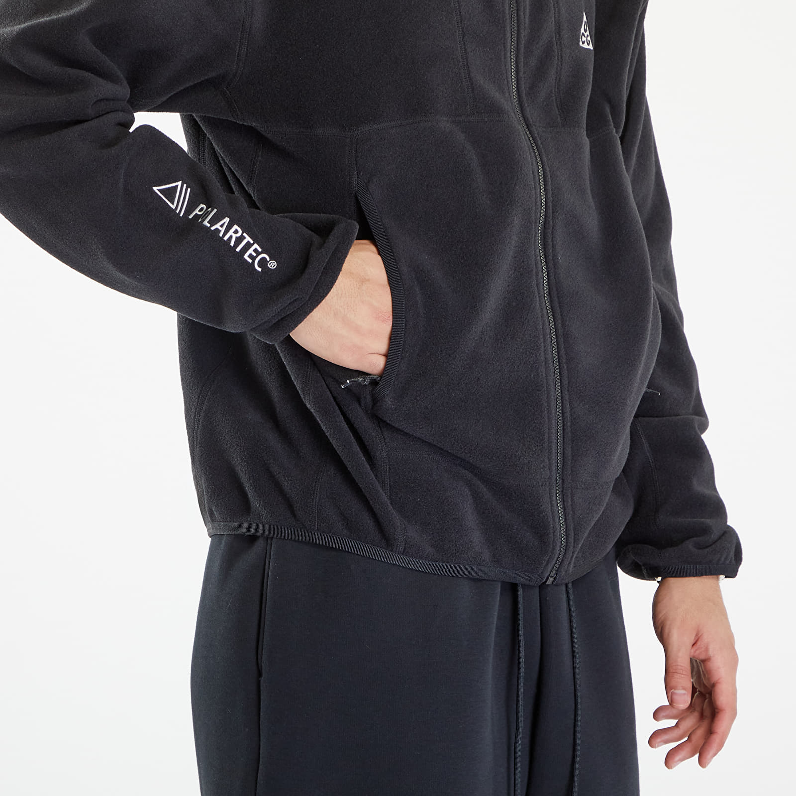 Mikiny Nike ACG "Wolf Tree" Polartec® Full-Zip Top Black/ Summit White
