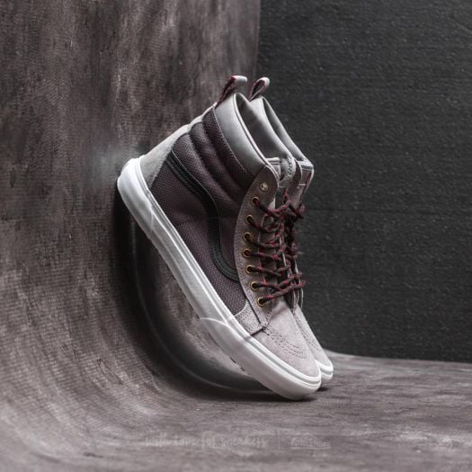 Frost gray high top top vans