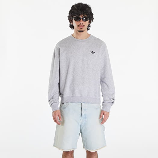adidas x Wales Bonner Long Sleeve Sweatshirt Medium Grey Heather Footshop