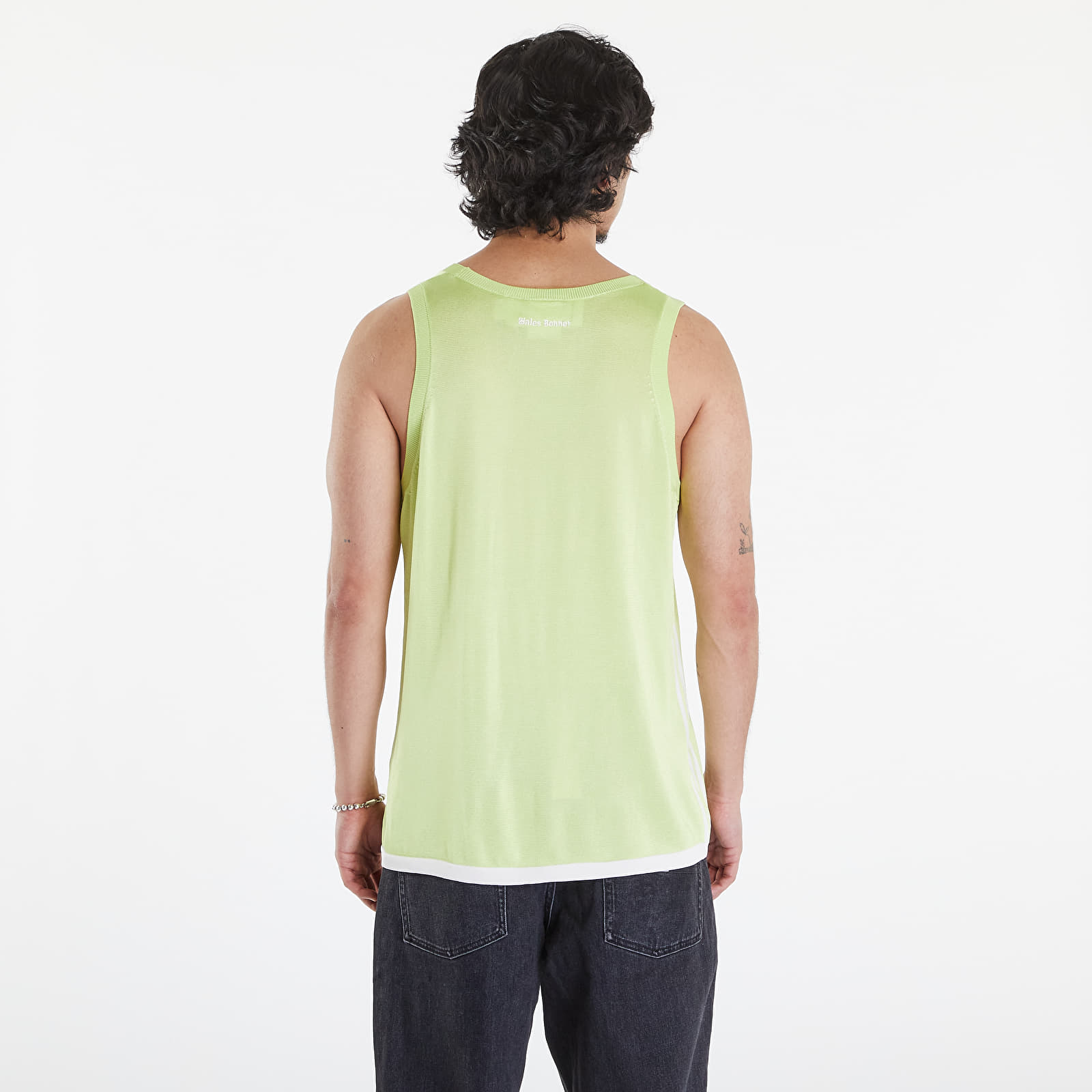 Gilè adidas x Wales Bonner Knit Vest Semi Frozen Yellow/ Chalk White