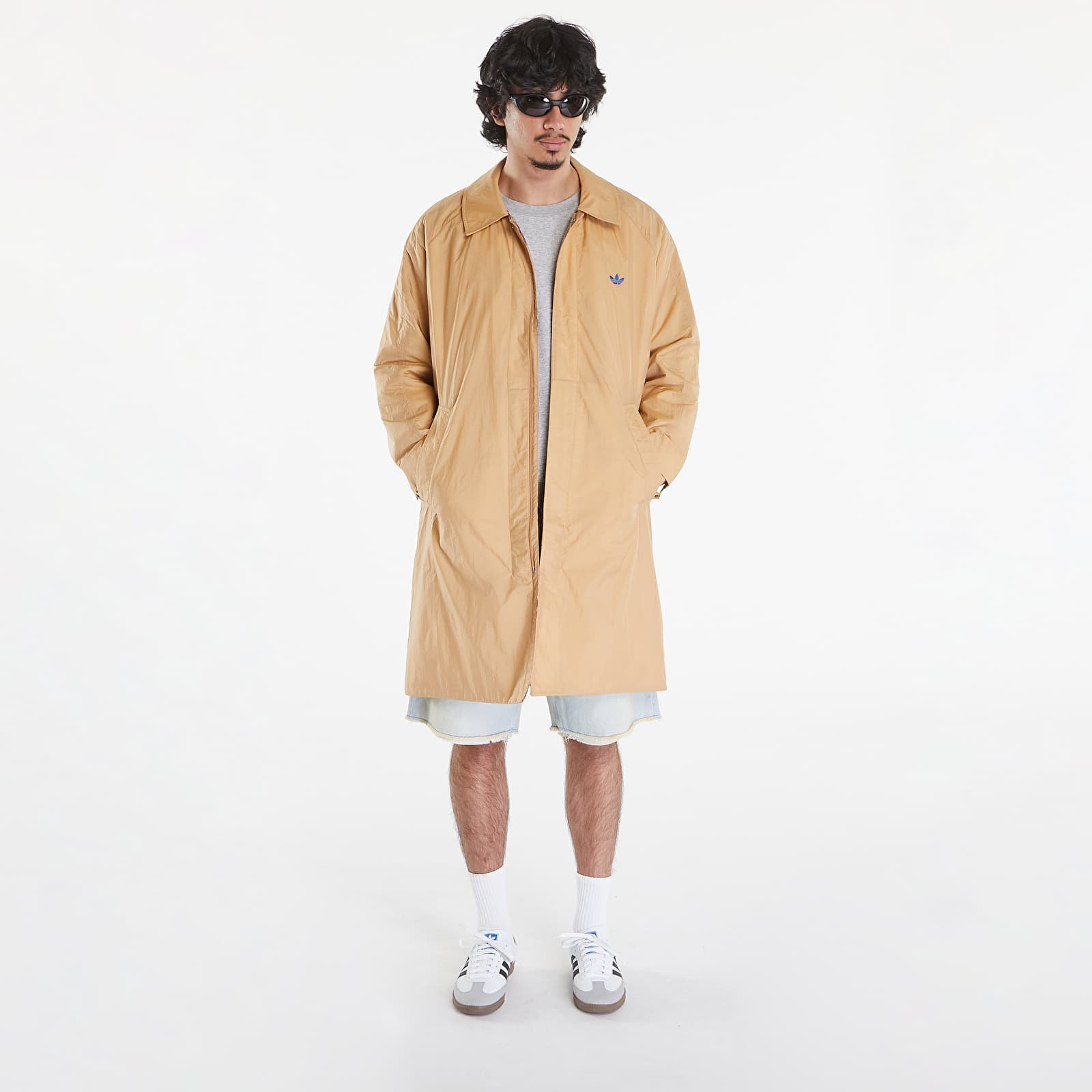 Jacken adidas x Wales Bonner Reversible Mac Beige/ Navy Blue