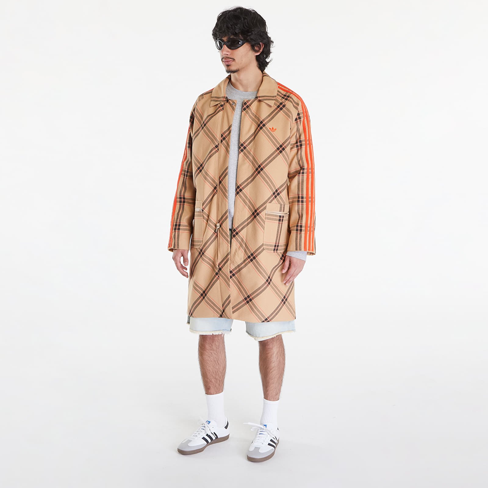 Jacken adidas x Wales Bonner Reversible Mac Beige/ Navy Blue